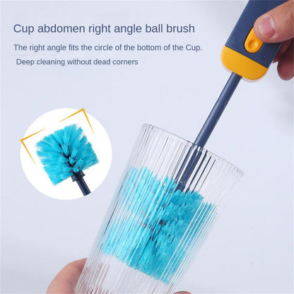 "QuadraClean: 4-in-1 Multifunctional Bottle & Cup Brushinator