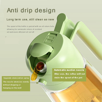 GroovyGlide Glass Oil Dispenser 470ML