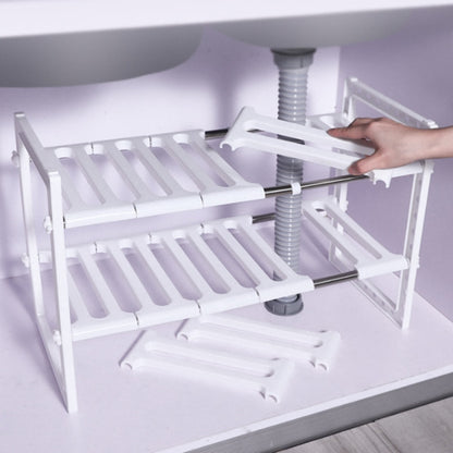 Shelf under the sink cabinet dish rack