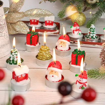 YuletideGlow Christmas Tree Candles