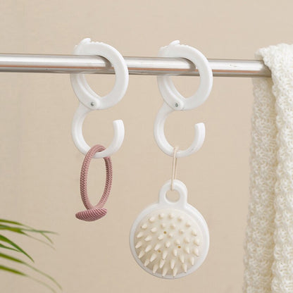 Quirky Quintet: Windproof S-Shaped Closet Hooks"