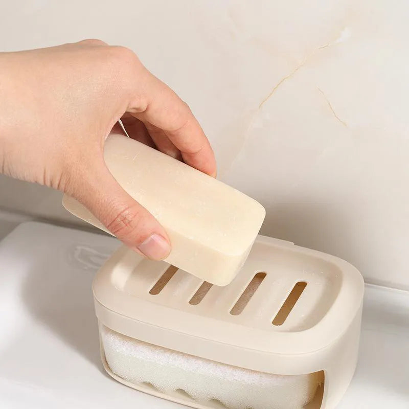 SudsyMate: Dual-Use Draining Soap Holder - ASSORTED