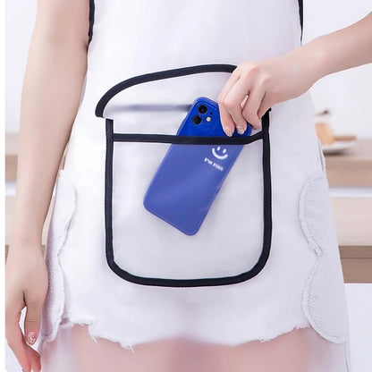 Funky Transparent Sleeveless Kitchen Apron