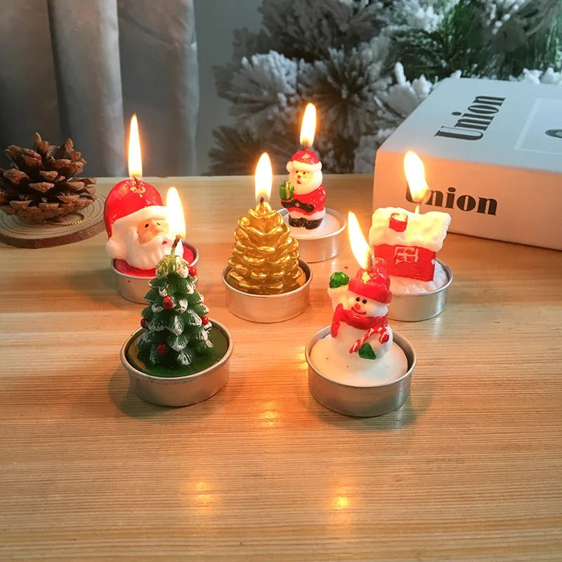 YuletideGlow Christmas Tree Candles