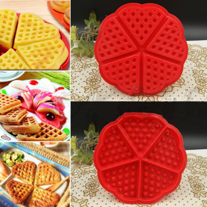 "Waffalicious" - Creative Non-stick Food Grade Silicone Waffle Mold