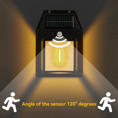 SolStep GlowGuard - LED Solar Motion Sensor Wall & Step Light