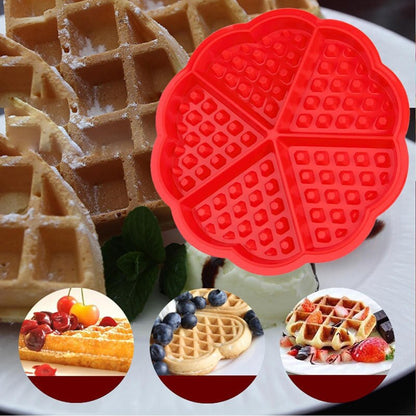 "Waffalicious" - Creative Non-stick Food Grade Silicone Waffle Mold