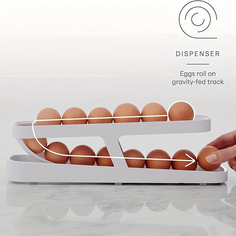 "EggSlide Pro: Cool 'n' Glide Fridge Egg Dispenser"