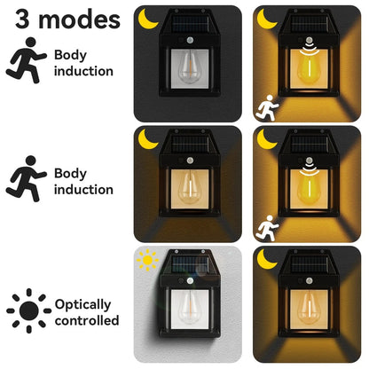 SolStep GlowGuard - LED Solar Motion Sensor Wall & Step Light