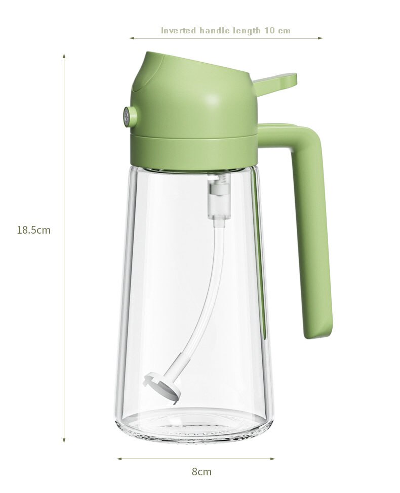 GroovyGlide Glass Oil Dispenser 470ML