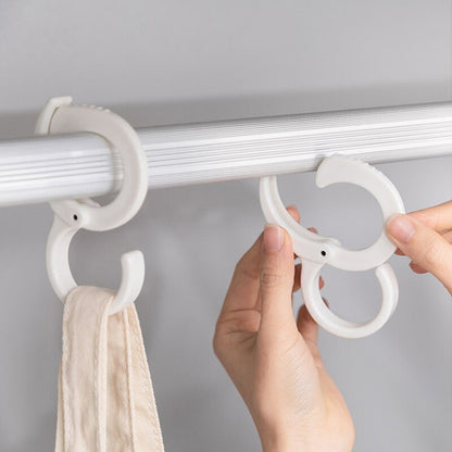 Quirky Quintet: Windproof S-Shaped Closet Hooks"