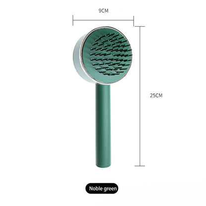 TangleTamer Pro: 3D Air-Cushioned, One-Click Clean Hairbrush