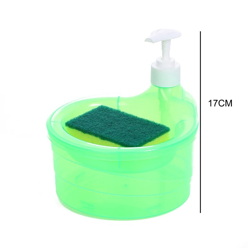 Funky Sponge Pump - Kitchen Cleaning Liquid Organizer