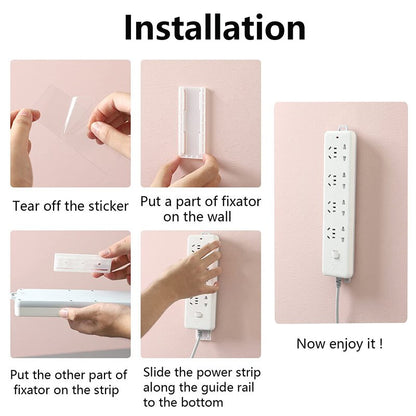 ZapStick: Funky Wall-mounted Socket Holder - Socket Not Included