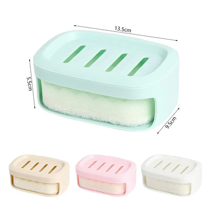 SudsyMate: Dual-Use Draining Soap Holder - ASSORTED