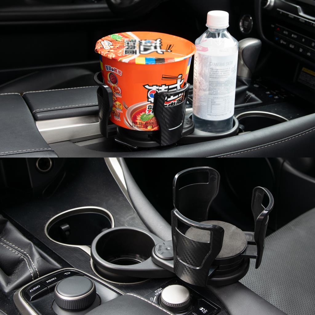 360° SpinCup – Multifunction Car Cup Holder & Snack Tray