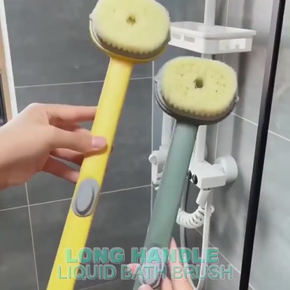 GroovyGrip Long Handle Liquid Bath Brush