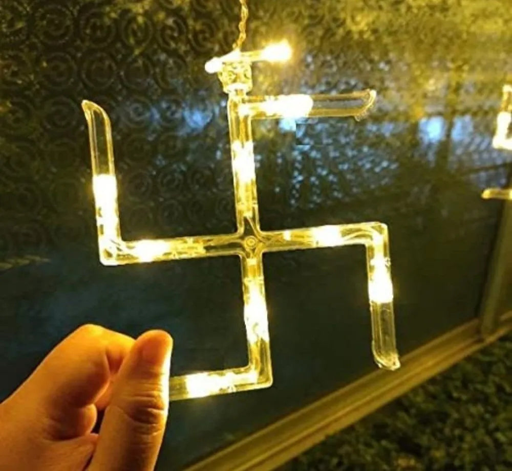 ॐ Om  & 卐 Swastik Light