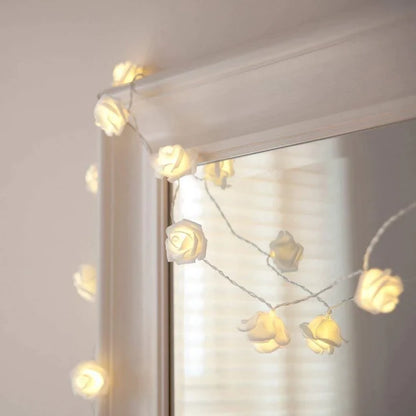 LuminaRose Whimsical String Lights - WHITE