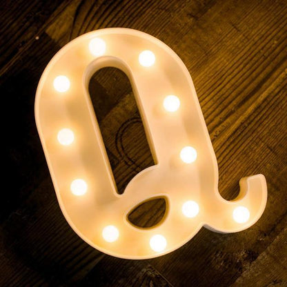 Marquee Letter Lights - Alphabet 8.5" / 22cm Height