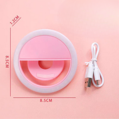 LED Ring Selfie Light for All Smartphones