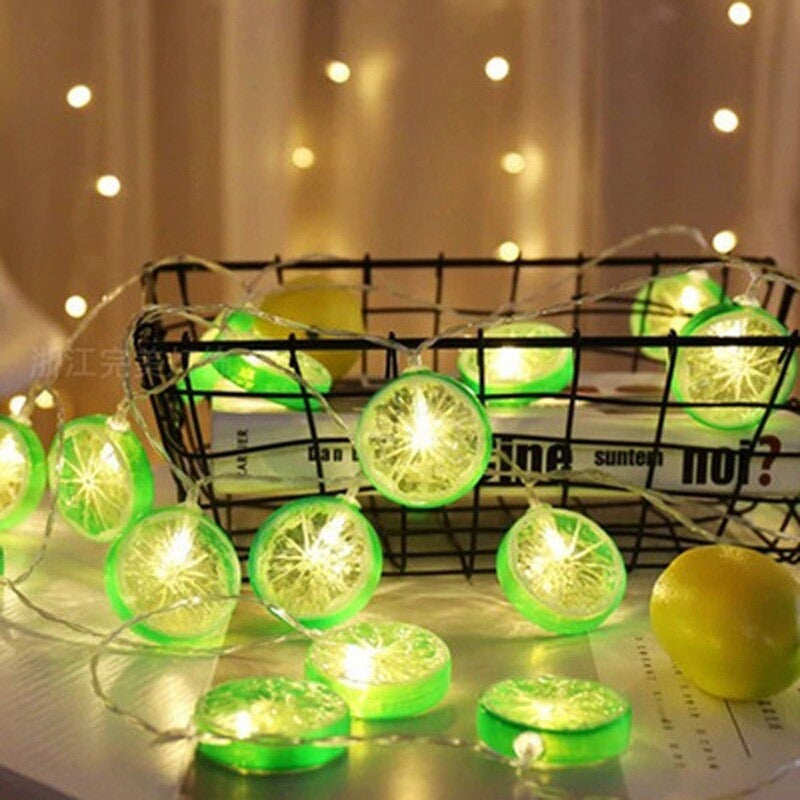 Lemon LED Fairy Light Outdoor Hanging Lamp String Lights