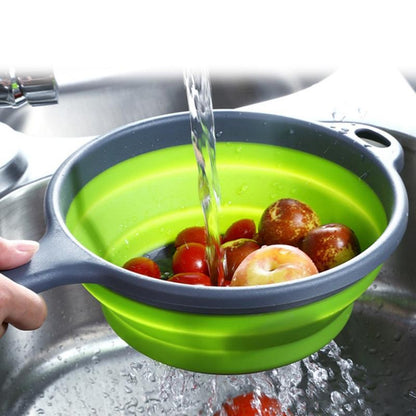 Folding Silicone Drain Basket