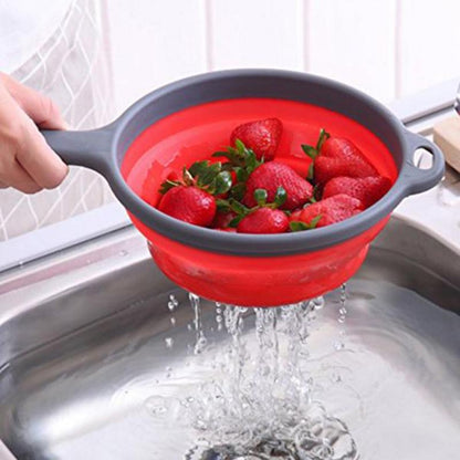 Folding Silicone Drain Basket