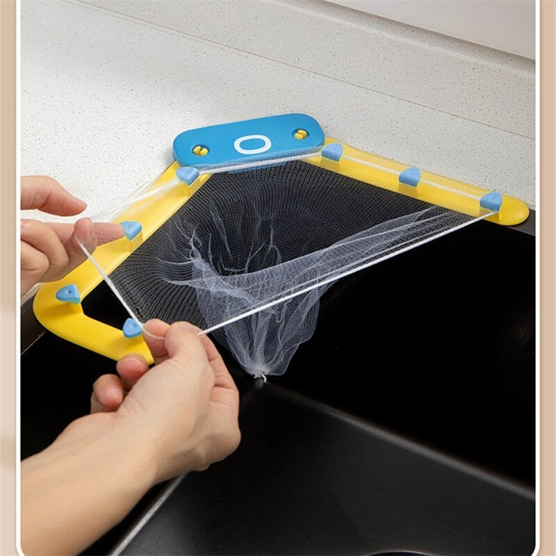 Kitchen Sink Rack Countertop Garbage Filter Net