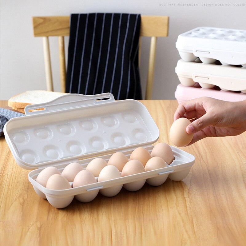 18 Grid Portable Egg Storage Box - Sold Individually