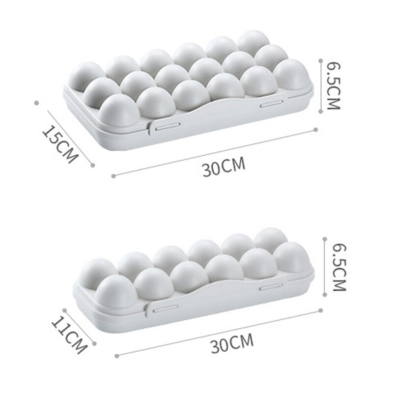 18 Grid Portable Egg Storage Box - Sold Individually