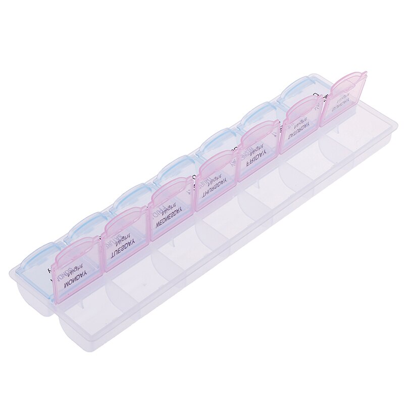 7 Days Weekly Pill Box Pill Medicine Box - ASSORTED