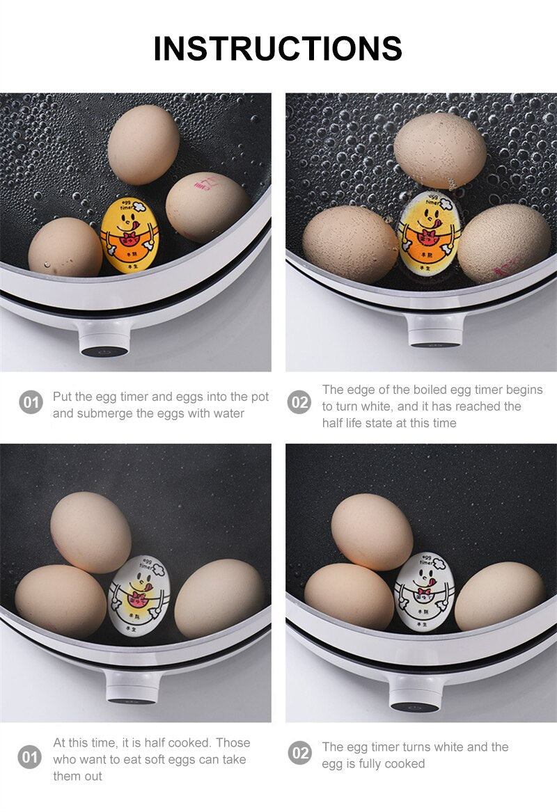 1Pc Boiled Egg Timer- ASSORTED