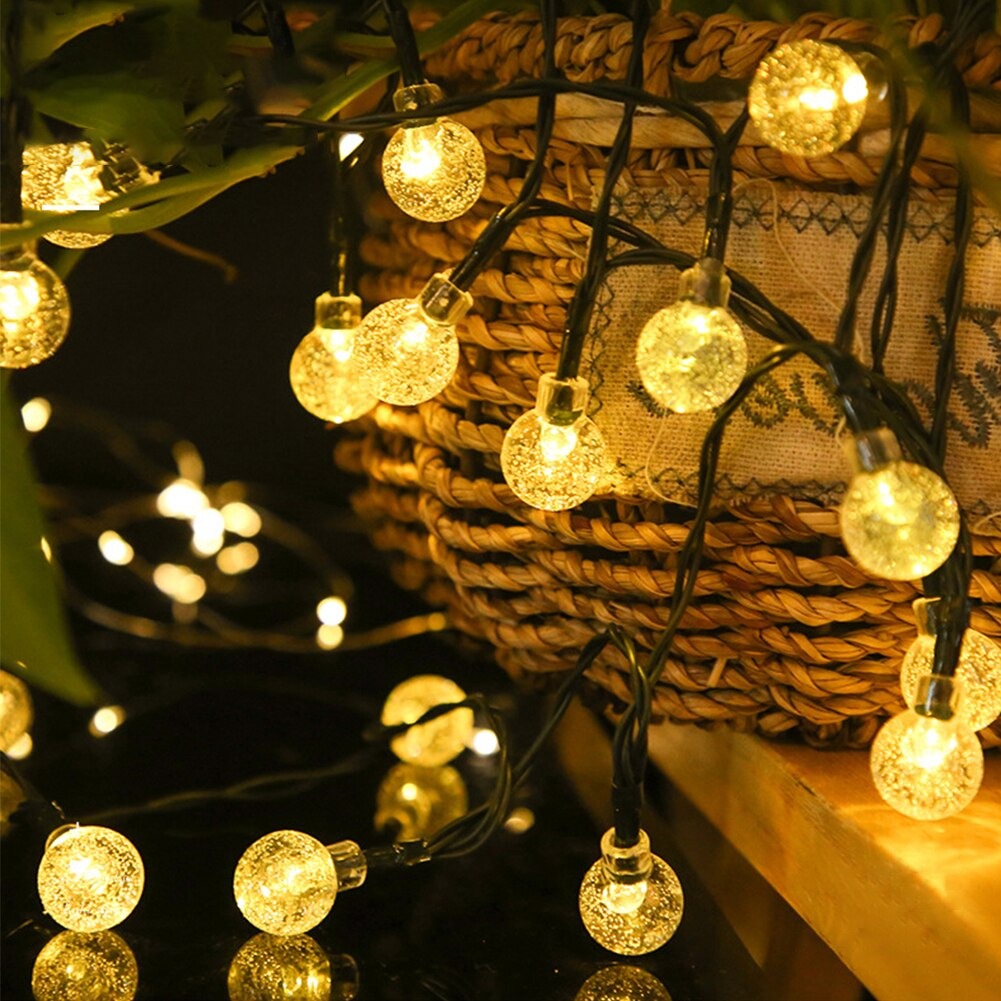 LED String Lights Fairy Bubble Ball Lamp