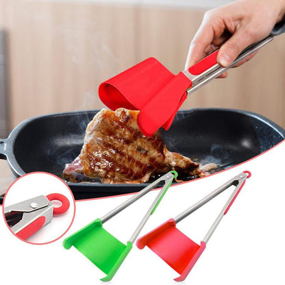 2-in-1 Kitchen Spatula And Tongs