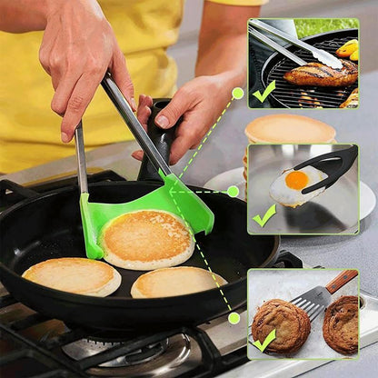 2-in-1 Kitchen Spatula And Tongs