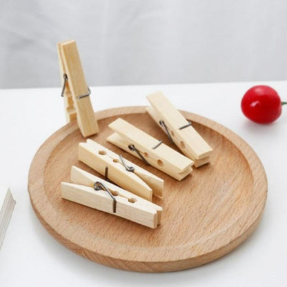 20pcs/pack Bamboo Wood Pegs