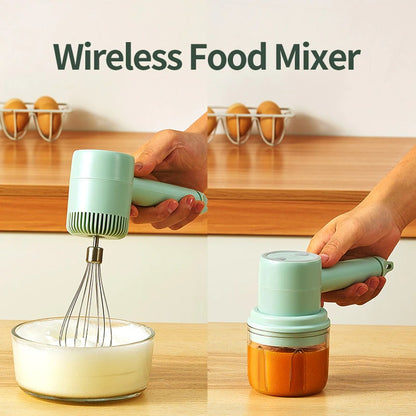 Wireless Portable Electric Food Mixer Hand