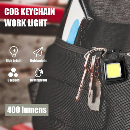 Mini Flashlight Keychain Portable LED Rechargeable Torch