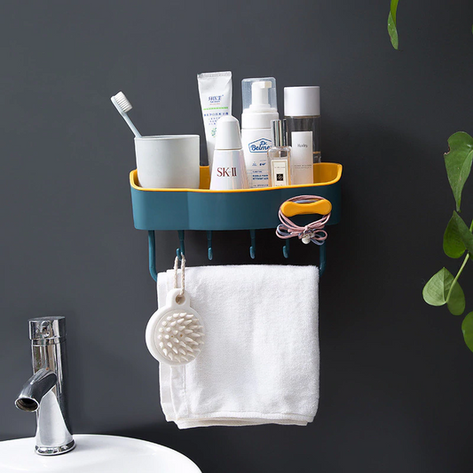 Buy Self Adhesive Wall Mounted Rack from Funkyshop24, The Best Online Shopping Website in India, Best Price, Best Quality, Fast Delivery Visit: www.funkyshop24.com