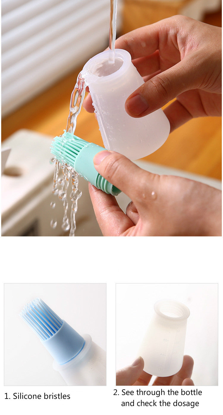 Silicone Oil Brush Bottle