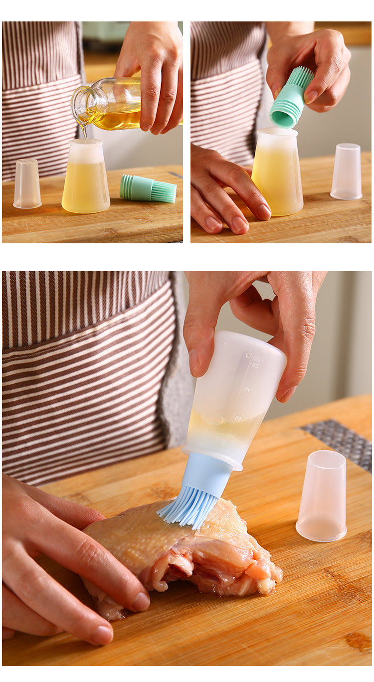 Silicone Oil Brush Bottle