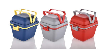 3 Compartment Tiffin with Handle & Push Lock