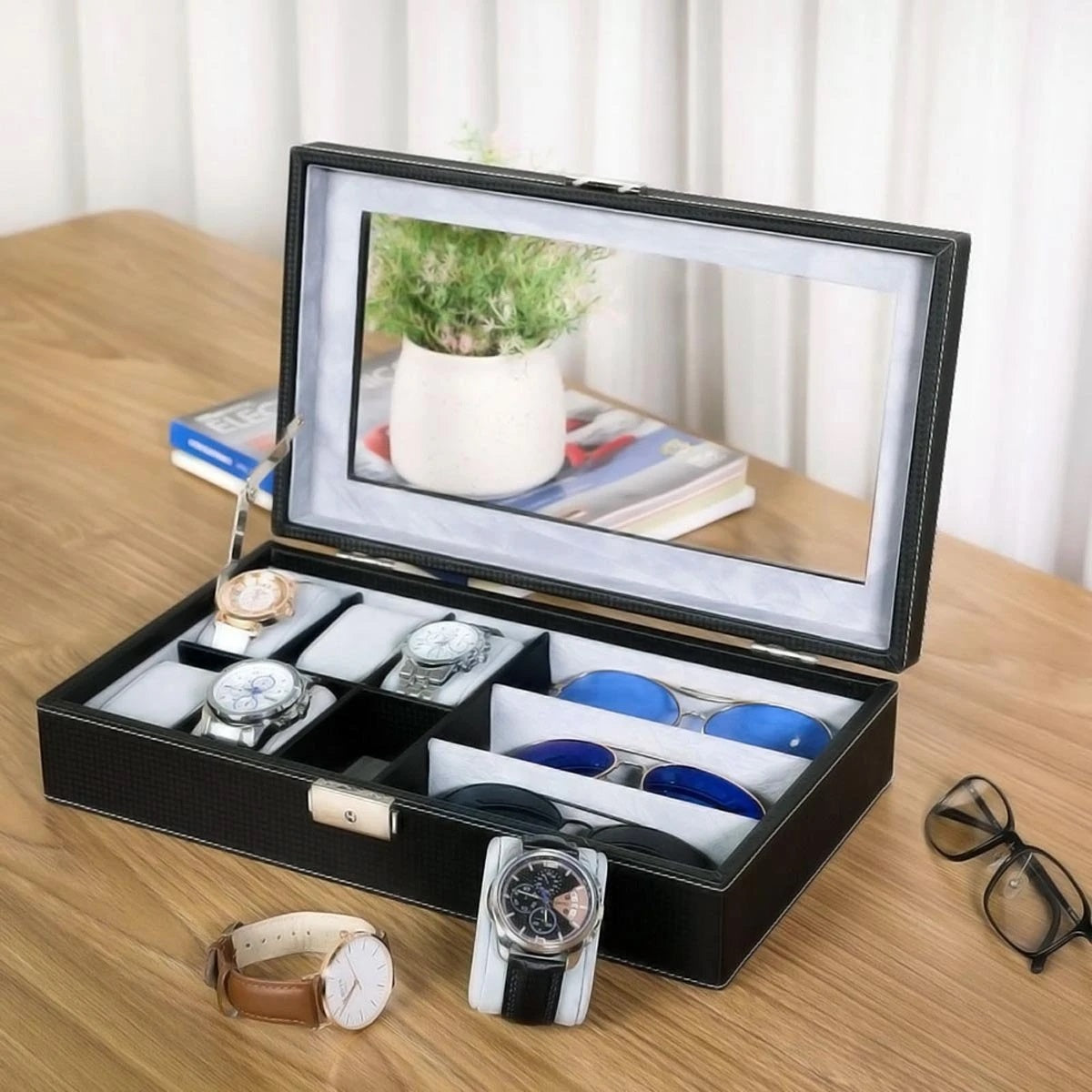 Watch and Sunglass Organizer