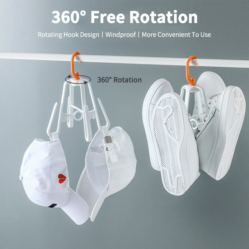 360 Degree Rotating Shoe Rack/Hanger - Set of 2