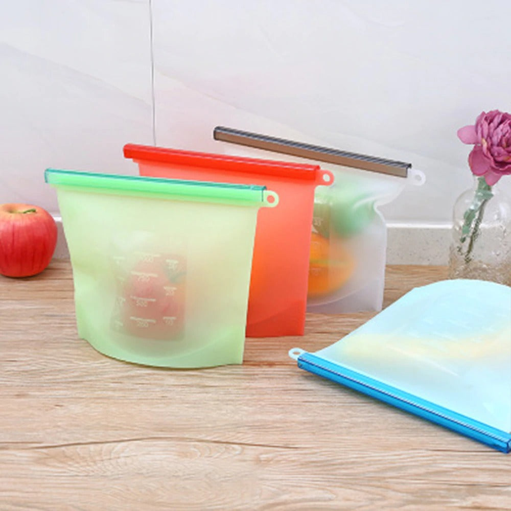 1000ml Reusable Silicone bags