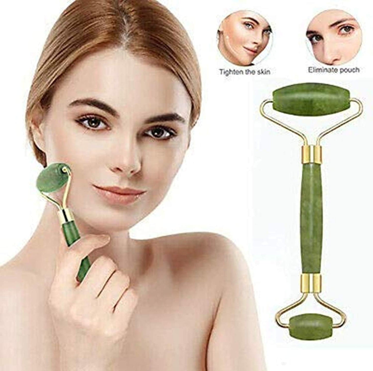 Jade / Quartz Roller Face Massager