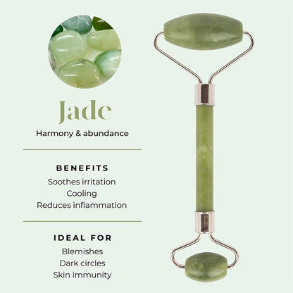 Jade / Quartz Roller Face Massager