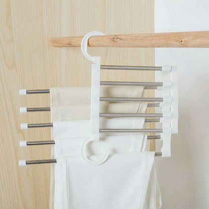 5-in-1 Stainless Steel Cloth Rack