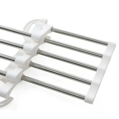 5-in-1 Stainless Steel Cloth Rack